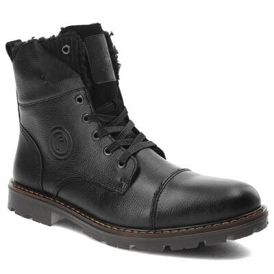 Šnúrovacie Členkové Topánky Rieker - 32133-00 Black