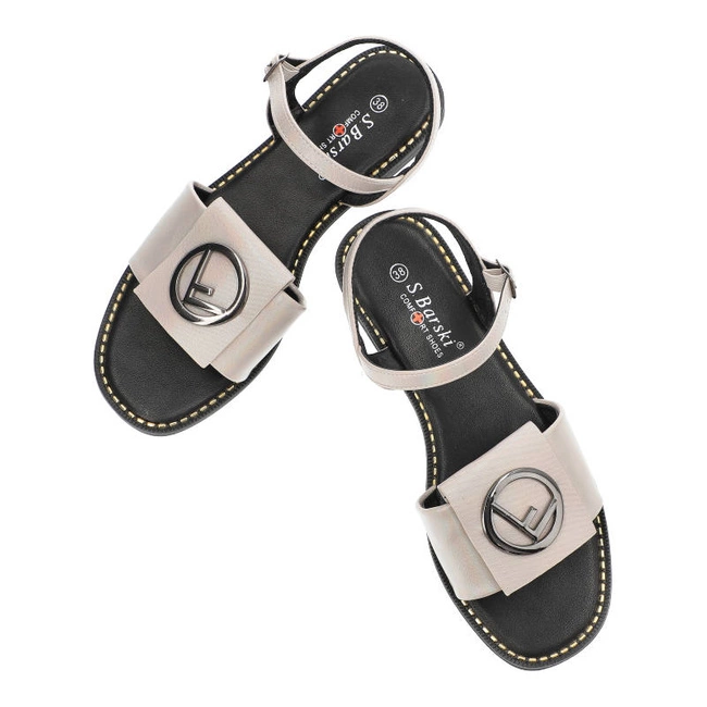 Sandále S.Barski - KV-2775-45 Beige