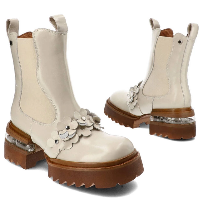 Členkové Topánky Tuffoni - 1223021LB Milky