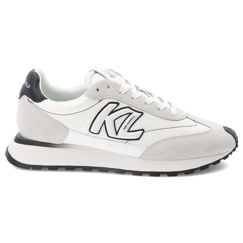 Tenisky KARL LAGERFELD - KL51124 410 White Lthr&Textile w/Black