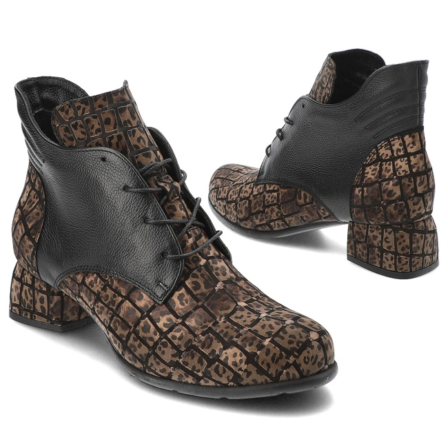 Členkové Topánky Armodo - 6986A Braun/Schwarz