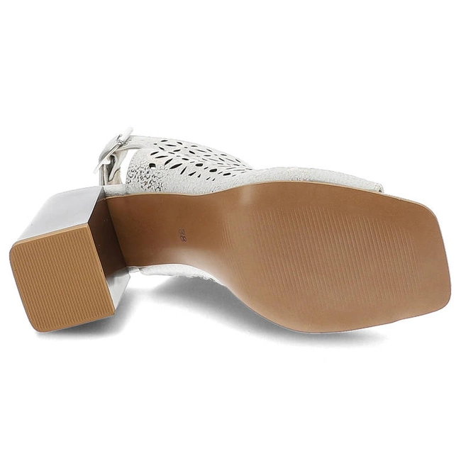 Sandále Clasicco - 2084 Biały/Złota Przecierka 1101