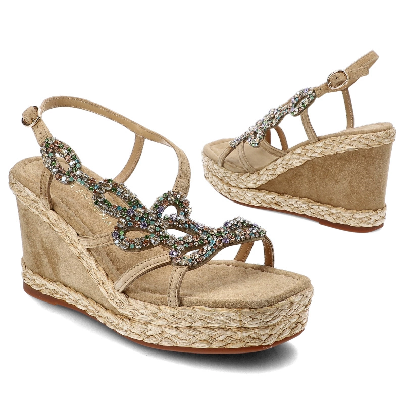 Sandále Alma en Pena - V240979 Suede Sand