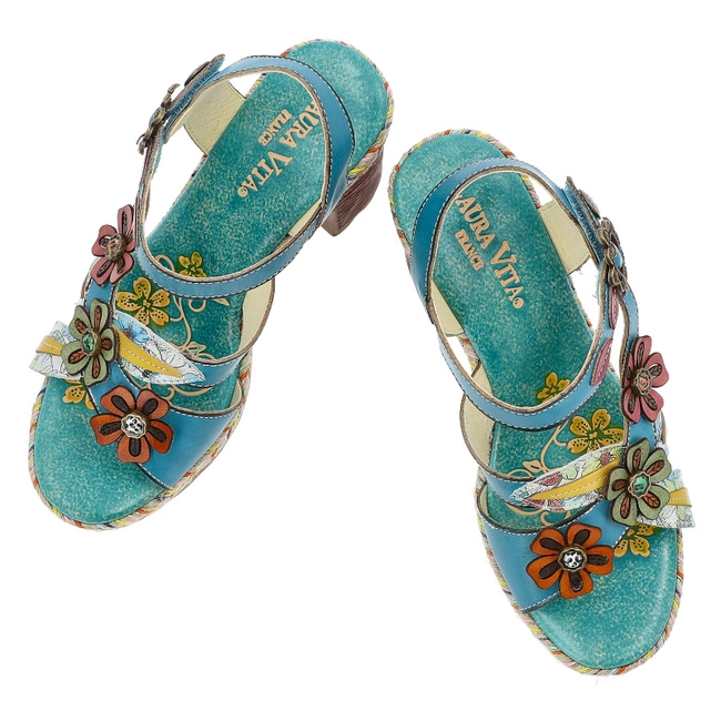 Sandále LAURA VITA - Jacao 32 CX266-32 Turquoise