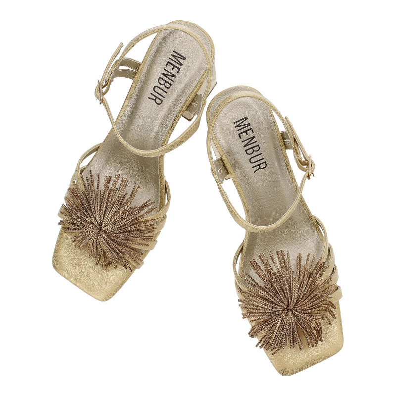 Sandále Menbur - 25412 0000 Oro/Gold
