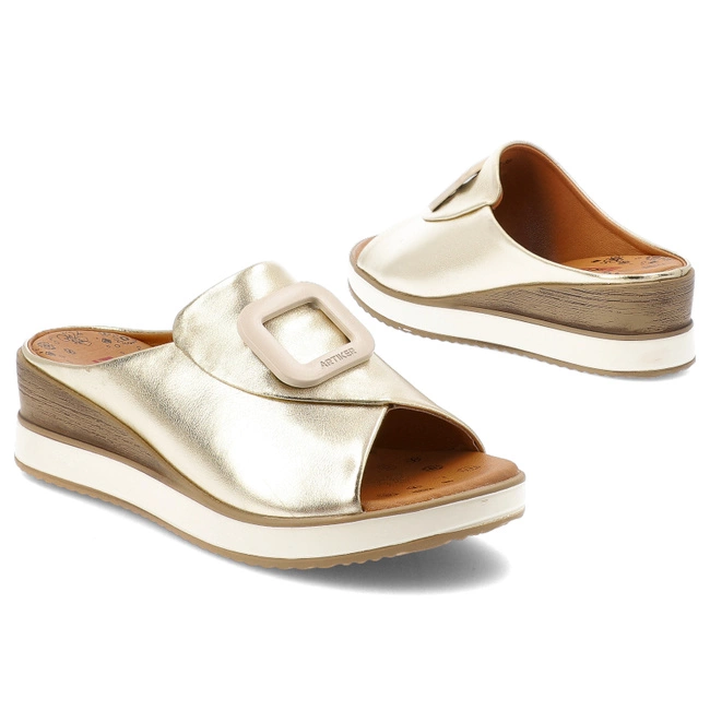Šľapky ARTIKER - 56C2146 Lt.Gold