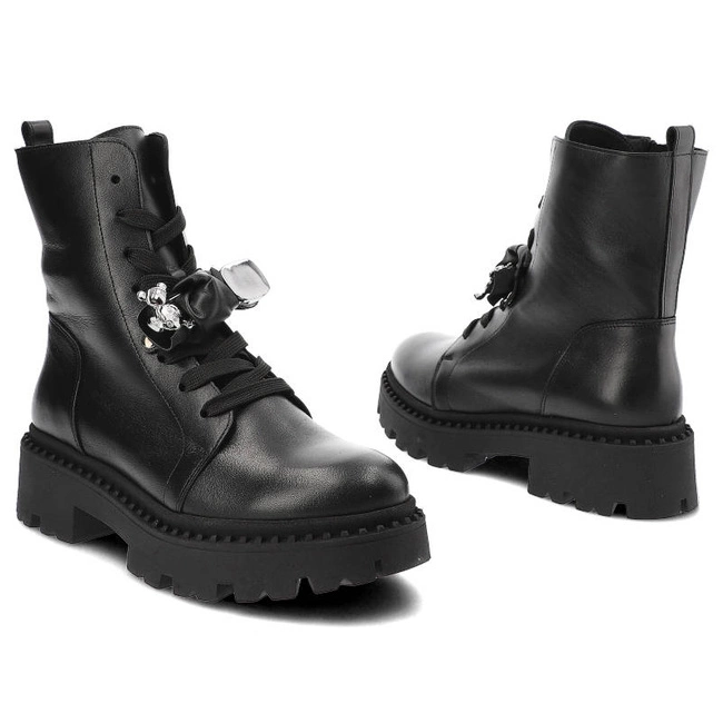 Členkové Topánky Karino - 4785/076-F Czarny/Lico