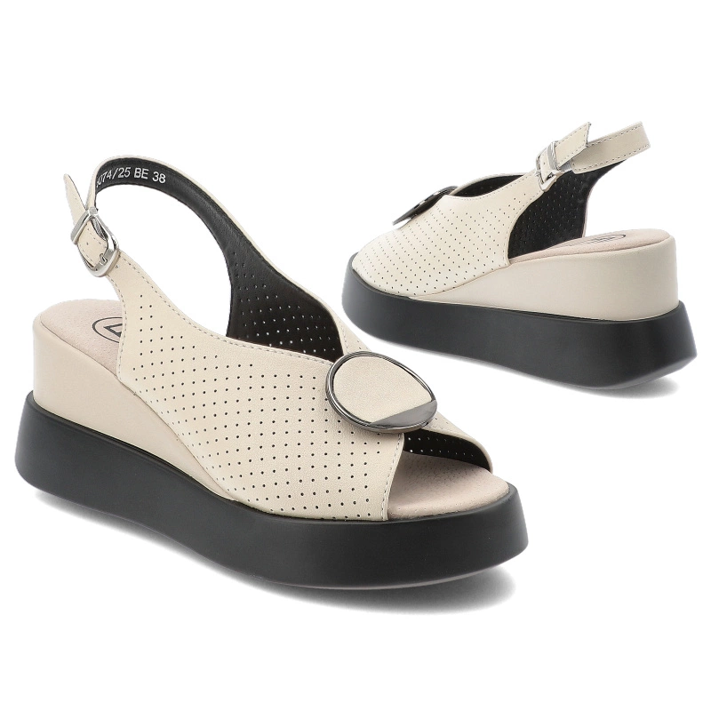 Sandále FILIPPO - DS6074/25 BE Beżowy