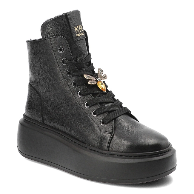 Členkové Topánky Karino - 5313/126-F Czarny/Lico Groszek