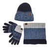 Set: Čiapka, Nákrčník, Rukavice Pepe Moll - 242801 Pack Navy