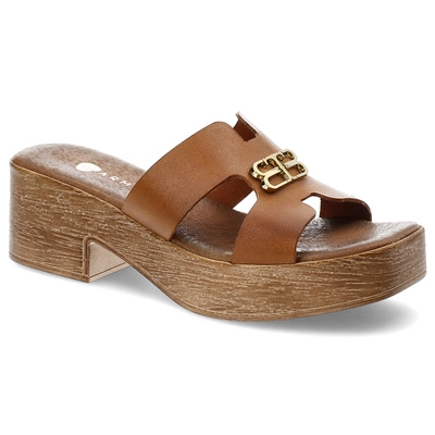 Šľapky Armodo - 40412 Bf.Brąz+Zł.