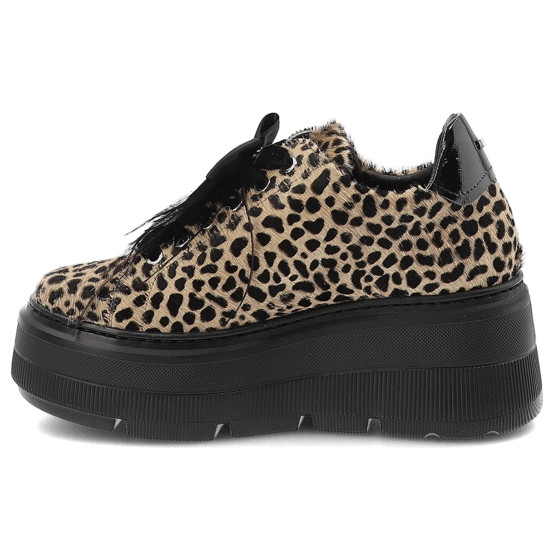 Tenisky KARINO - 5726/043-P Beż-Czarny/Naplak