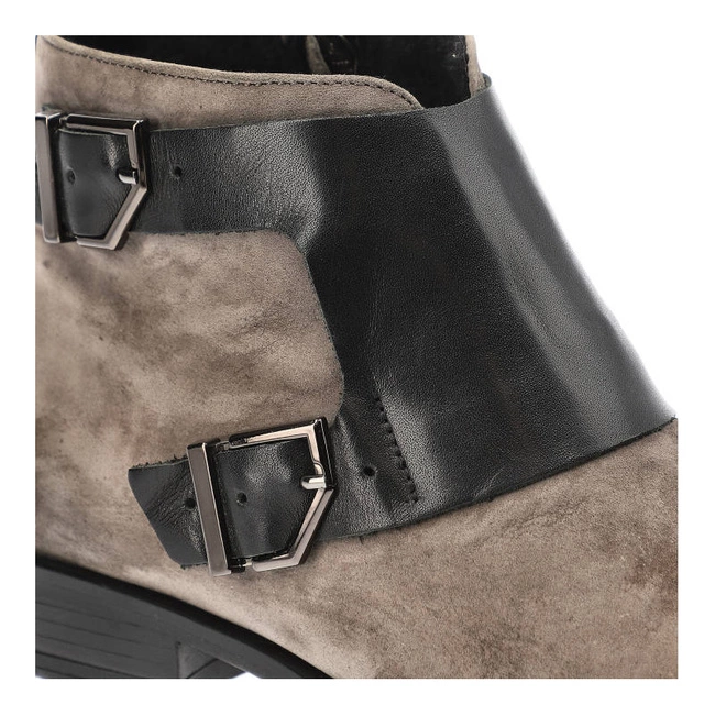 Členkové Topánky Lemar - 60107 S.Szary/M.Czarny