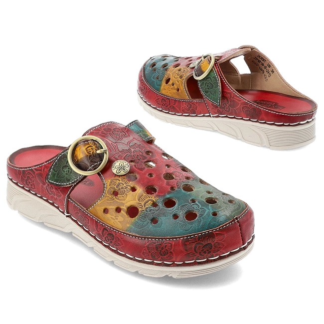 Šľapky LAURA VITA - Dorry 08 JD1819-8 Rouge