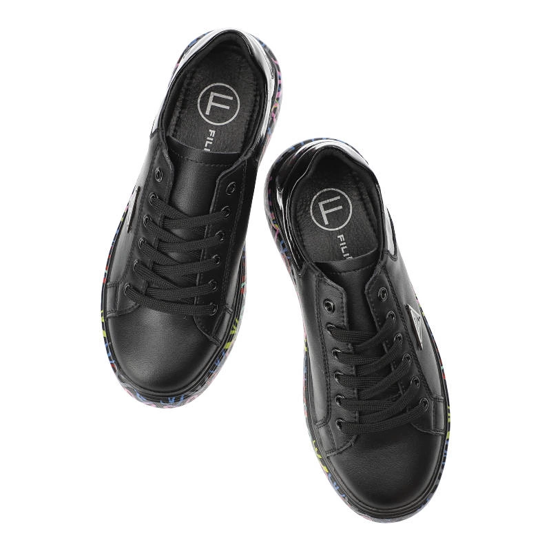 Tenisky Filippo - DP4480/23 BK MLT Czarny/Multikolor