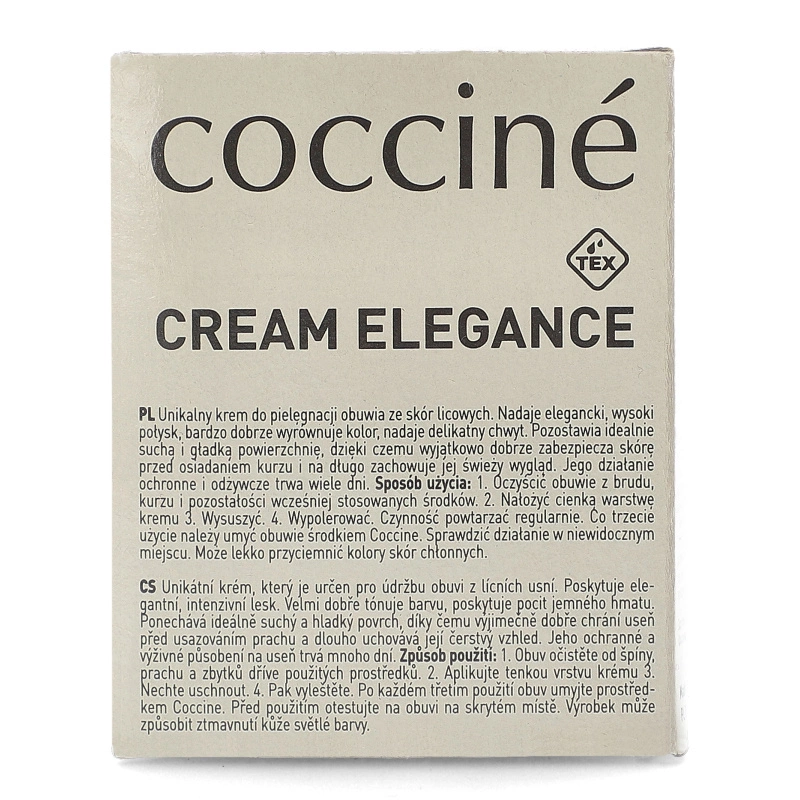 Shoe Cream Coccine - Cream Elegance/Zielony 33