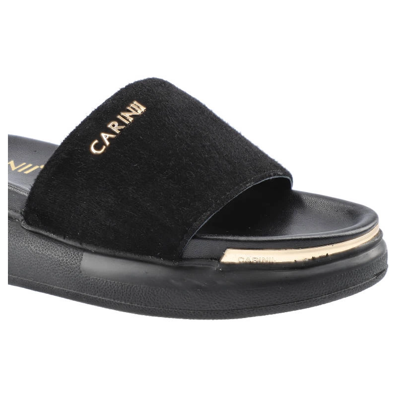 Šľapky Carinii - B7235_-063-000-000-E48 Czarny
