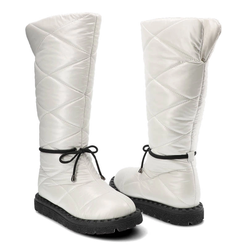 Čižmy Artiker - 51C0380 Biały