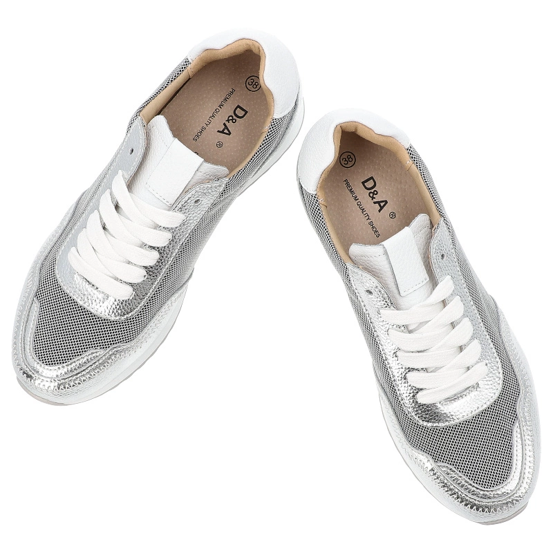 Tenisky S.BARSKI - LR51-847 Silver