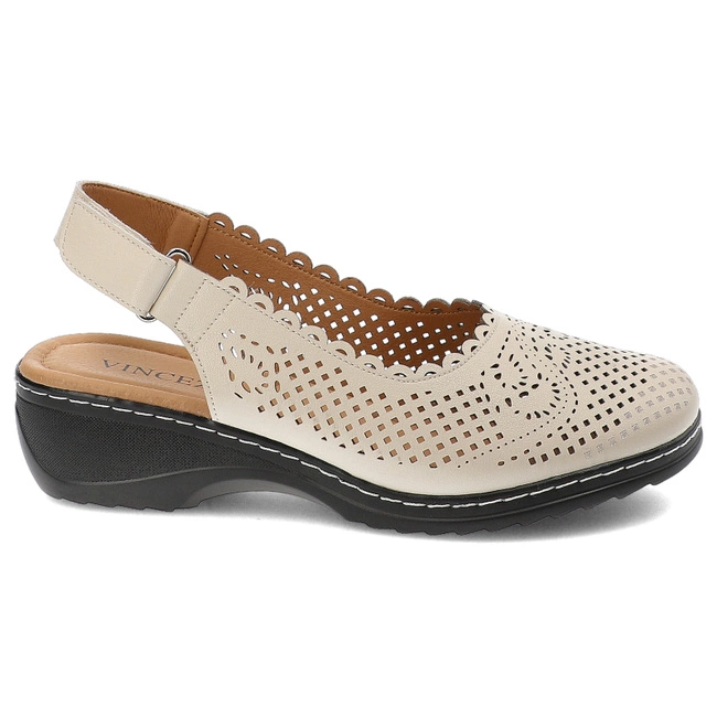 Sandále Vinceza - 66635 BE Beżowy