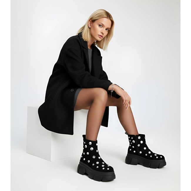 Členkové Topánky S.BARSKI - MR52-205 Black