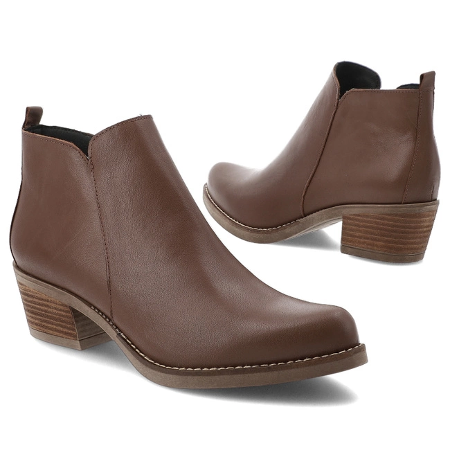 Členkové Topánky HEE - 25773 Autolucido Marron