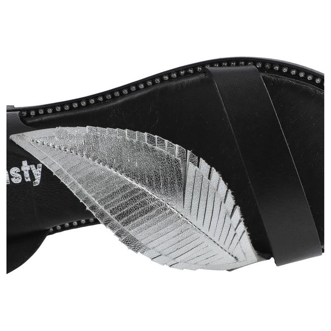 Sandále Dwunasty Shoes - 900/2 Czarny+Srebro