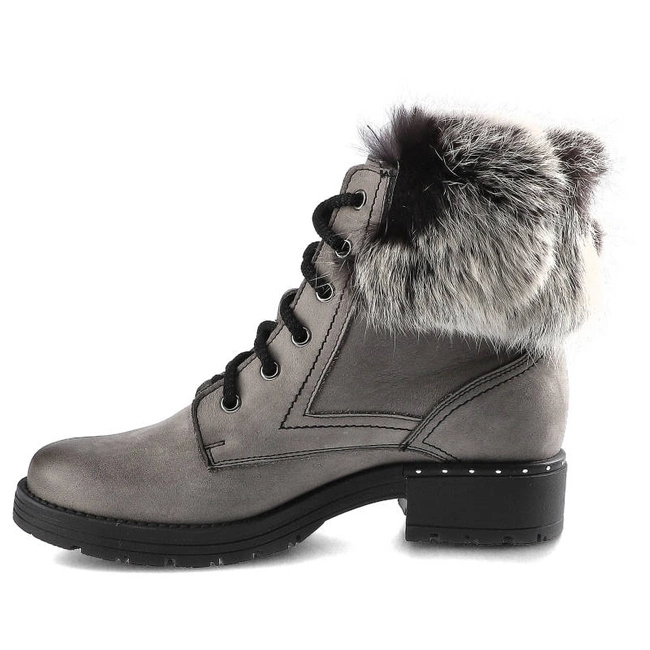 Členkové Topánky Pollonus - 5-0952-012 Szary Samuel/Królik