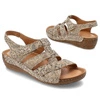 Sandále Armodo - 853 D75 Kwiaty Na Beżu