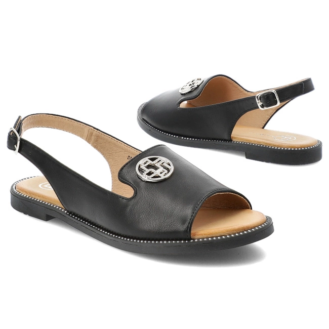 Sandále FILIPPO - DS3666/25 BK Czarny