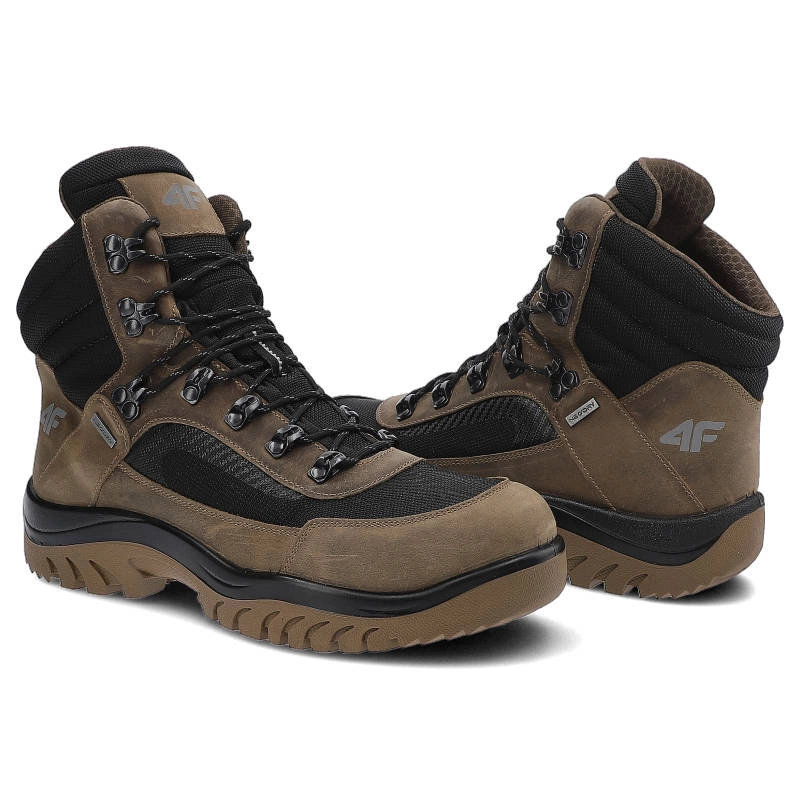 Trekingové Topánky 4F - H4Z21-OBMH253 Brąz/Czarny 44S