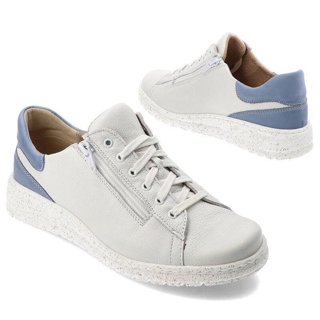 Poltopánky Wasak - 0720 Biały Groszek+Jeans