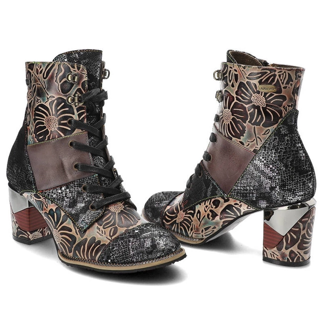 Členkové Topánky Laura Vita - Maevao 02 Acier