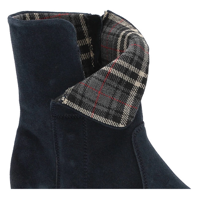 Členkové Topánky Pollonus - 5-1018-003 Granat Welur/Koc