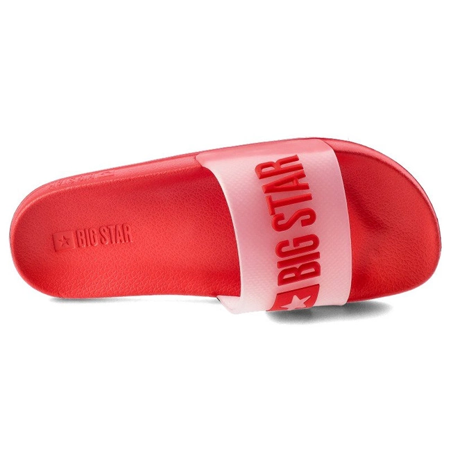 Šľapky Big Star - FF274A202 Czerwony