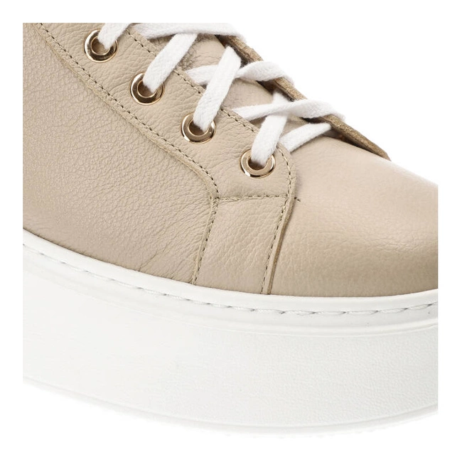 Tenisky Lemar - 10153 V.Taupe+Kryształ+Zł