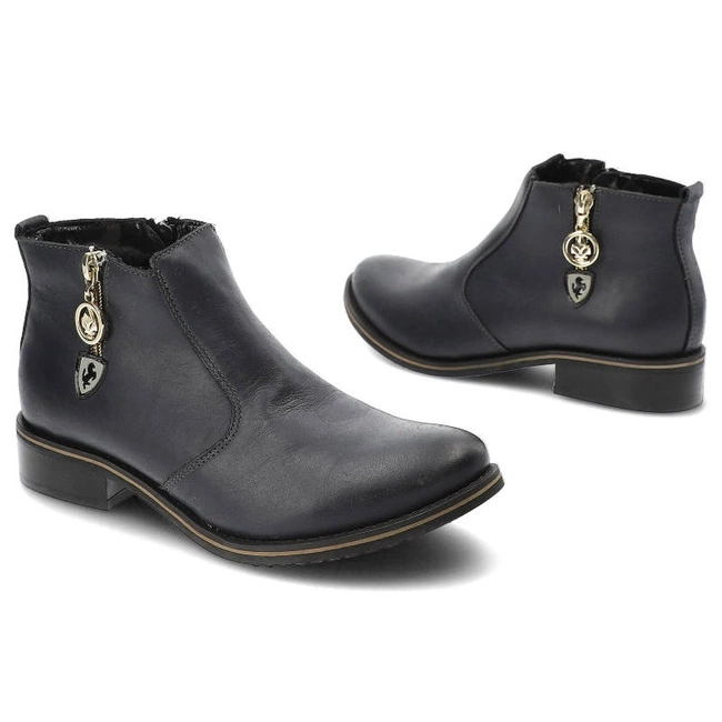 Členkové Topánky Avanti - 183 Granatowy