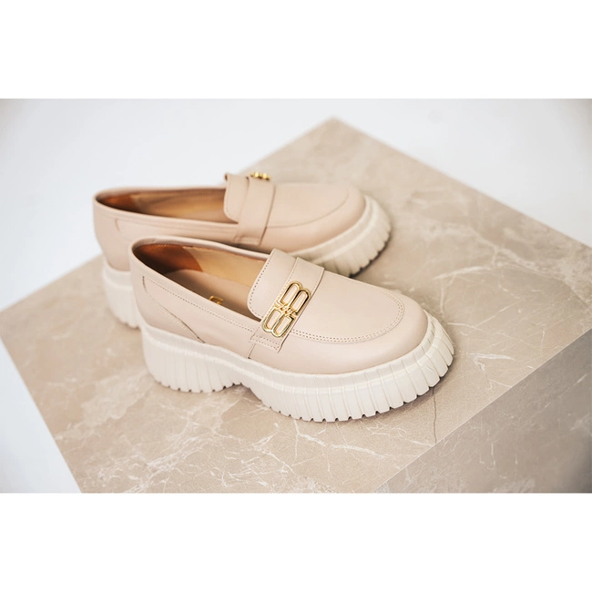 Poltopánky Karino - 5055/001-P Beż/Lico