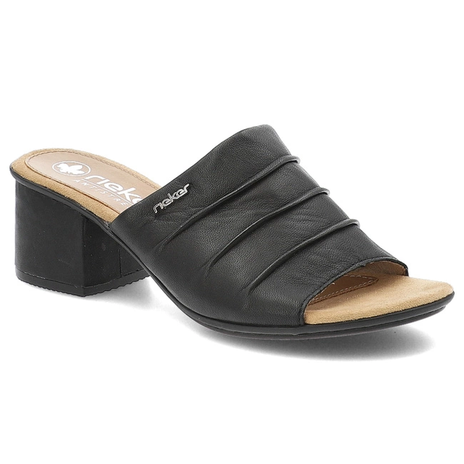 Šľapky RIEKER - 64687-00 Black