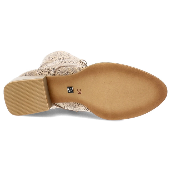 Členkové Topánky MACIEJKA - 06391-04/00-1 Beż+Złoto