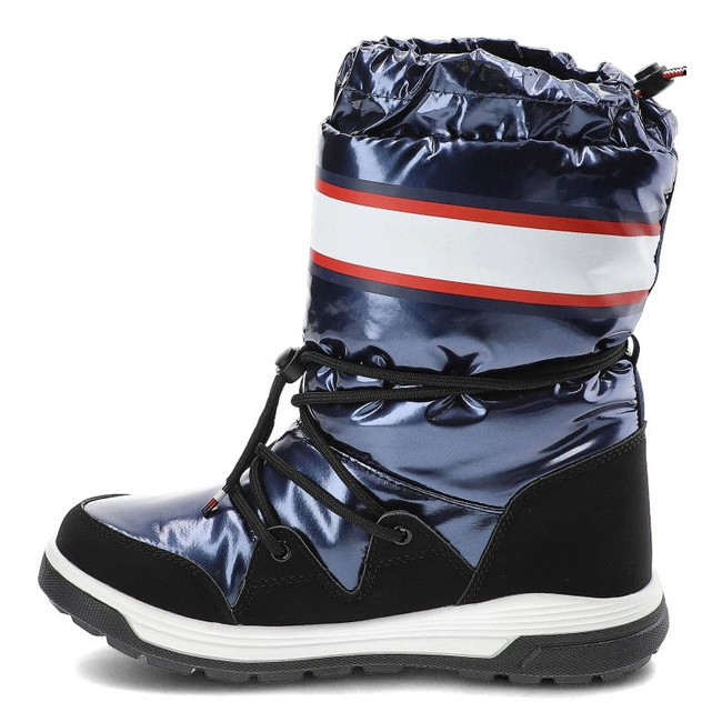 Snehule Tommy Hilfiger - T3A6-32436-1485800-Snow Boot Blue 800