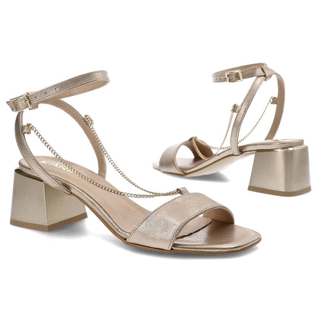 Sandále Karino - 4549/074-P Złoty/Lico
