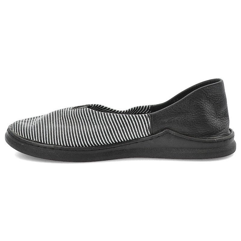 Poltopánky MACIEJKA - 04078-01/00-0 Czarny/Kreski