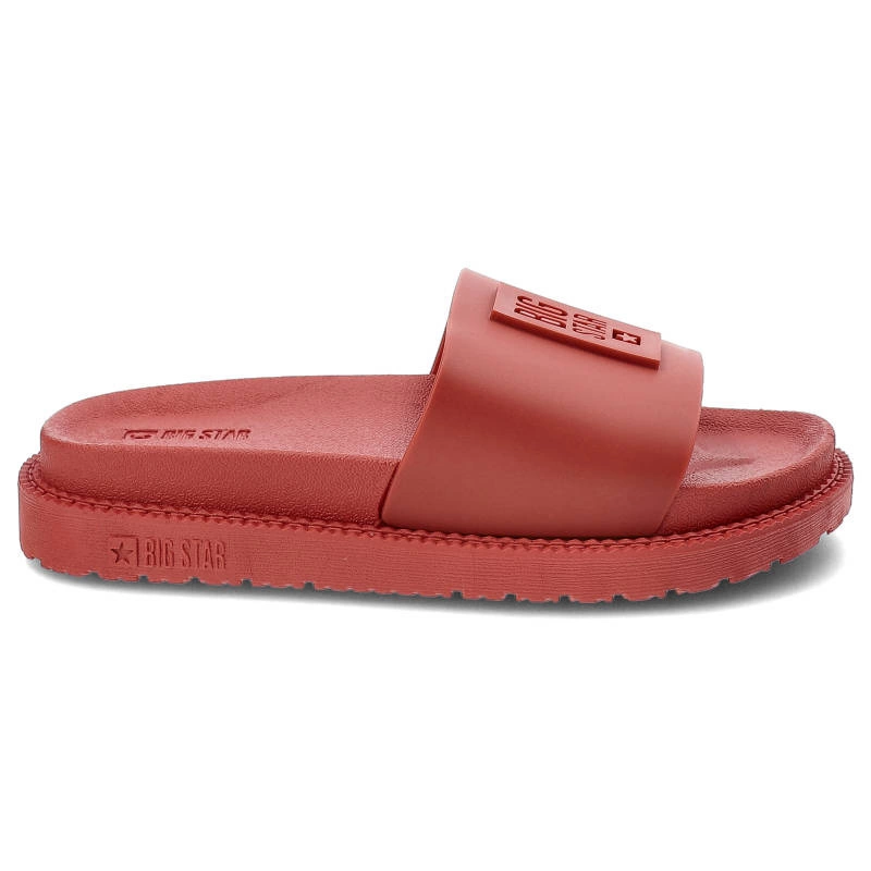 Šľapky Big Star - LL274430 Czerwony