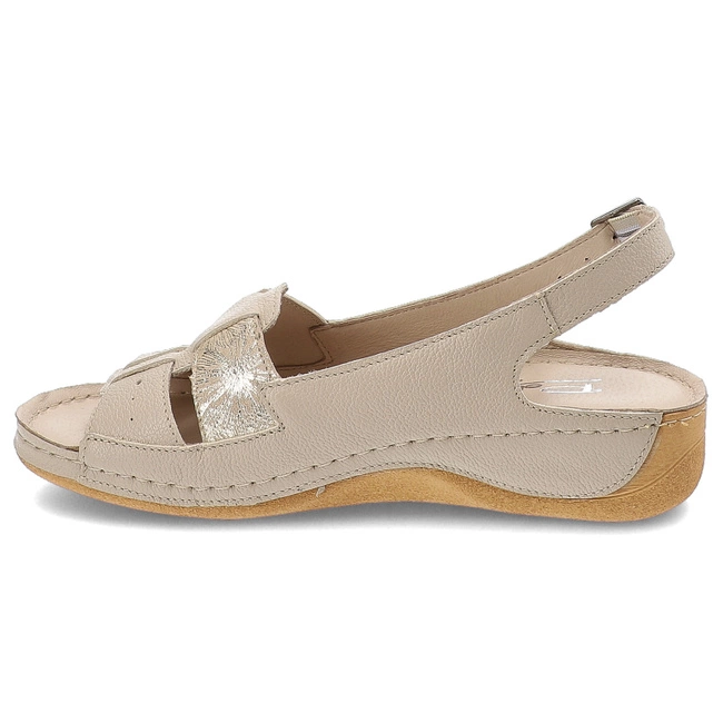 Sandále Pollonus - 5-1525-007 Vanilia Verona+Margerita