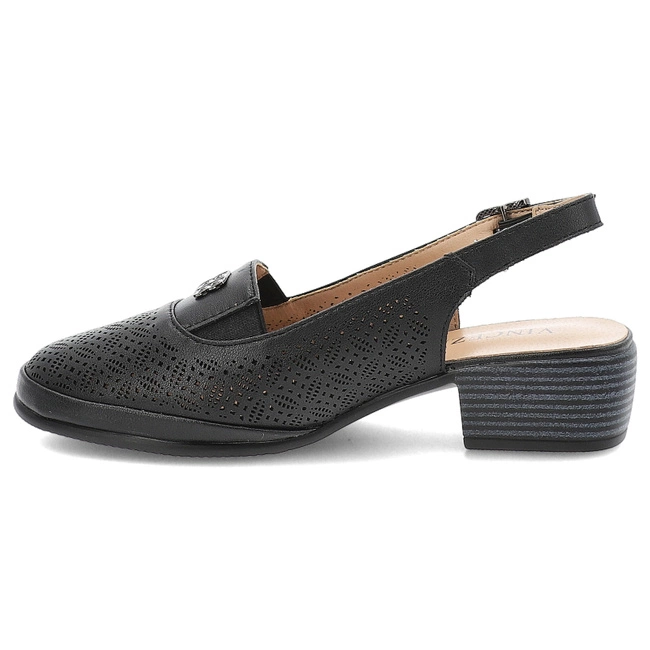 Sandále VINCEZA - 66753 BK Czarny