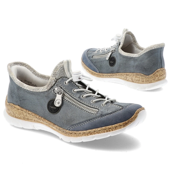 Poltopánky RIEKER - N42F2-14 Blue
