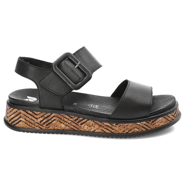 Sandále Rieker - W0800-00 Black