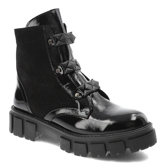 Členkové Topánky Karino - 4822/090-F Czarny/Naplak