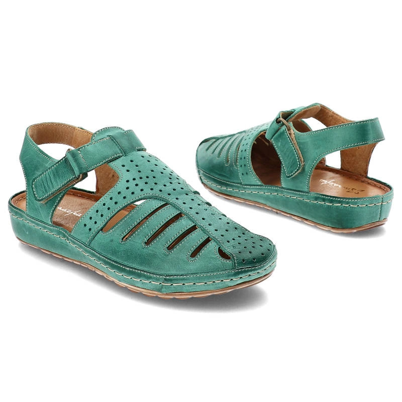 Sandále Maciejka - 06060-09/00-5 Miętowy